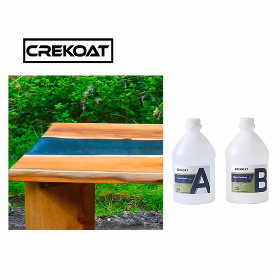 Résine époxy à coulée profonde, résine de moulage ultra claire pour tables de rivière